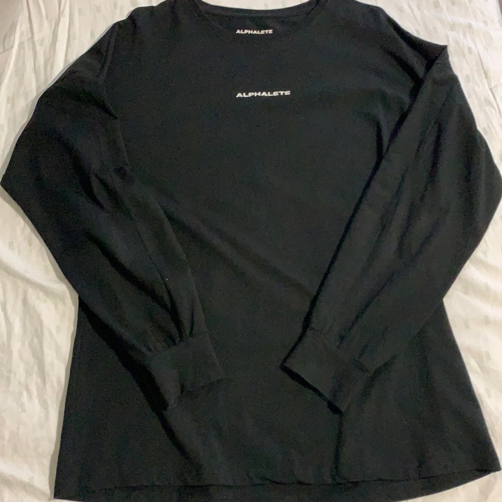 Alphalete Long Sleeve Black Performance